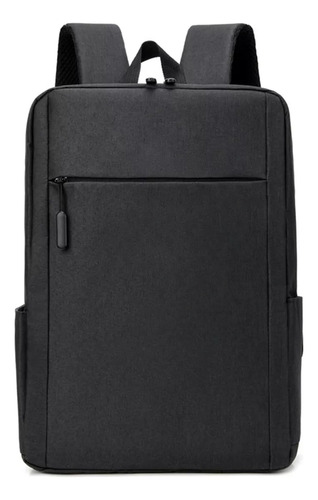 Mochila Para Notebook Impermeável Reforçada Cor Preto