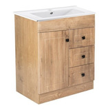 Mueble Vanitorio Termolaminado Wood P 70x40x80cm