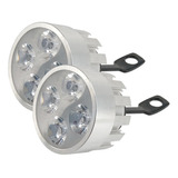 Kit 2 Faro Auxiliar Luz Blanca Off Road 12v 4 Led 12w 3000lm