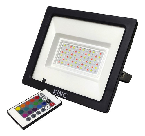 Reflector Led 20w Rgb Colores Ip65 Exterior Control Remoto