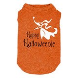 Ropa Para Perros De Halloween, Camiseta Divertida De Calabaz