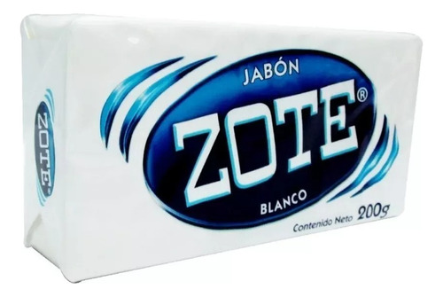 Pack De 7 Jabónes De Lavandería En Barra Zote Blanco 200g