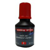Tinta Edding Bt30 Marcador Pizarra Blanca X Unidad Color Rojo