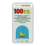 100 Ps 10g Suplemento Vitamínico Para Pássaros Kit Com 5