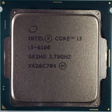 Procesador Intel Core I3-6100 Socket Fclga1151 Con Disipador