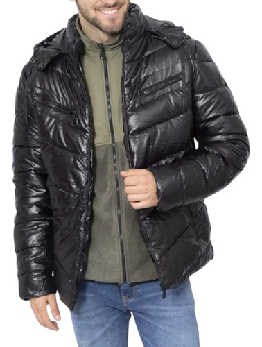 Campera Inflable Brillosa - Kirk - Hombre