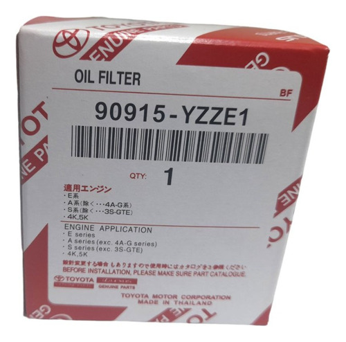 Filtro Aceite Toyota Corolla Terios Bego Yaris Celica Camry Foto 5