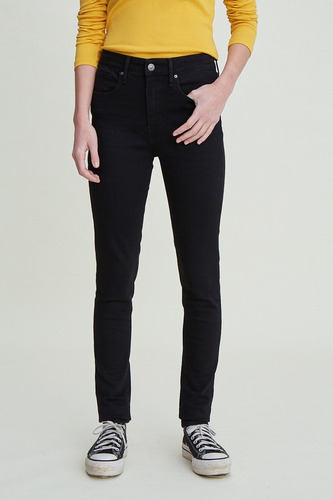 Jean Mujer Levi's® 724 High-rise Straight Soft Black