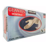 Guantes De Nitrilo Kirkland 200 Piezas Sin Latex Factura