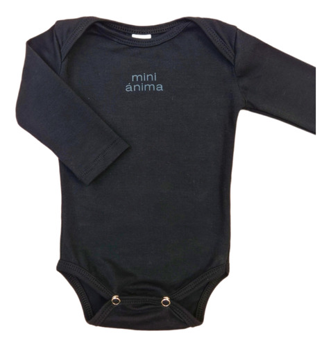 Body M/l Algodón Mini Anima Pañalero Enterito Invierno Bebe