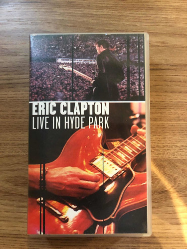 Fita Vhs Eric Clapton Live In Hyde Park