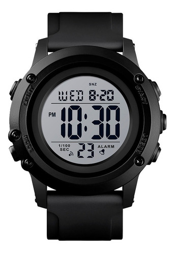 Reloj Hombre Skmei 1506 Digital Alarma Fecha Cronometro Color De La Malla Gris Camuflaje