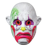 Máscara De Payaso Gang Tex Efecto Neon Disfraz Halloween Color Blanco Mascara De Látex De Payaso Gang Tex Neon