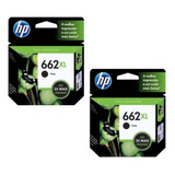 Cartucho Hp 662xl Preto 2 Unidades Para 3516 3546 4646 Novos