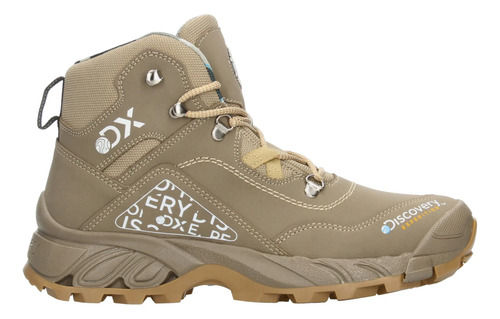 Bota Hombre Senderismo Discovery Suela Antiderrapante Cintas