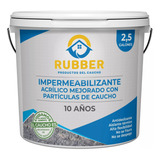 Impermeabilizante Cubiertaçrubber 10 Años 2.5 Gl