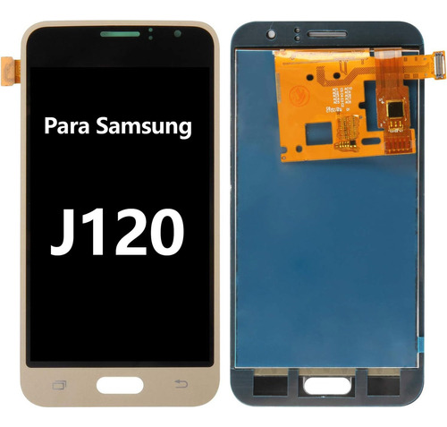 Para Samsung J120 Tela Lcd Display Frontal Tft Dourado