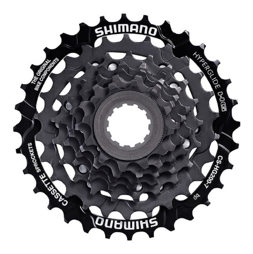 Cassete Shimano 7v Cs-hg200 12/32d Preto K7 Encaixe