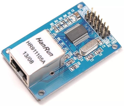 Módulo Ethernet Enc28j60 Para Arduino Pic Arm Raspberry Pi