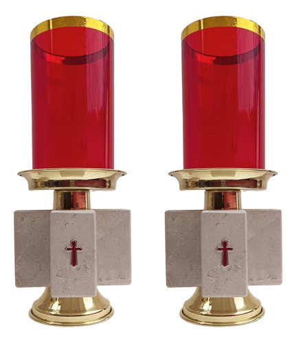 Candeleros Para El Altar De Iglesia  Porta Veladora