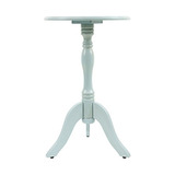 Mesa Auxiliar Redonda Simplify Pedestal, 24  X 15  X 15...