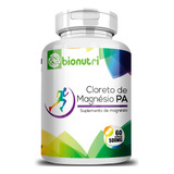 Cloreto De Magnésio P.a. 60 Cápsulas 130mg Bionutri