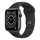 Apple Watch Series 6 Gps + Celular Deportivo Negro 44 Mm