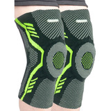 Rodilleras Deportiva De Compresión Y Protección Maxfit/hx930 Color Verde Talla S