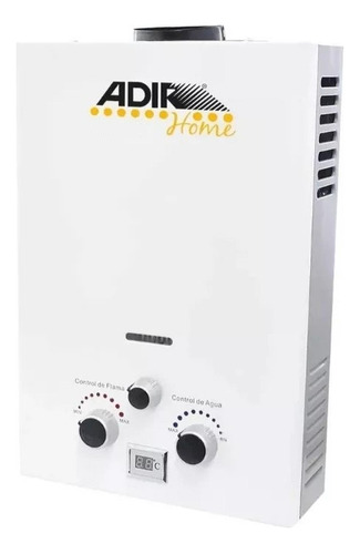 Calentador Paso Instantáneo Agua Ahorrador Gas 8lt Adir 2371