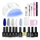 Beetles - Kit De Esmalte De Uñas De Gel Con Luz Led U V De 4