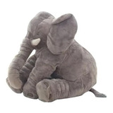 Almofada Travesseiro Elefante Pelúcia 60cm Bebê Antialérgico