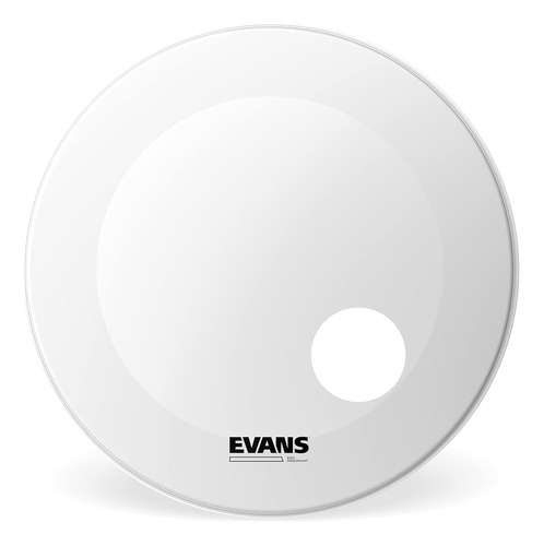 Eq3 Resonant Coated White Bass Drum Head, 22 Pulgadas