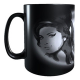 Taza Mágica Amy Winehouse, Tazon Regalo Rock Cambia Color