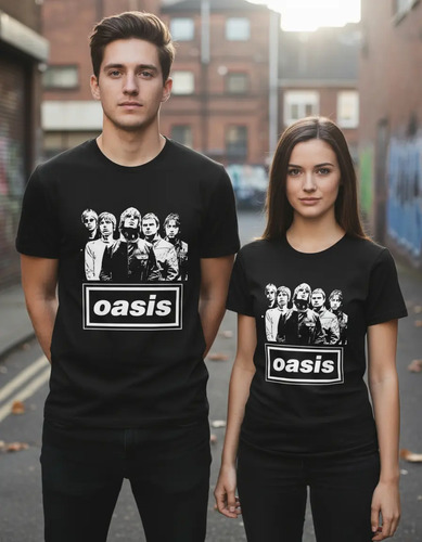 Playera Banda Oasis 17 Liam Noel Live 25 Rock T-shirt Unisex