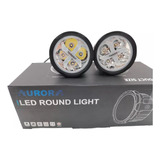 Faros Led Duallys Aurora Redondos Rgb 40w 4 Rzr Can Am Atv