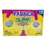 Brinquedo Fabrica De Slime Kimeleka Crunch Yellow Acrilex