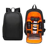 Bolso Morral Maletin Estuche Profesional Para Camara Dslr Color Naranja