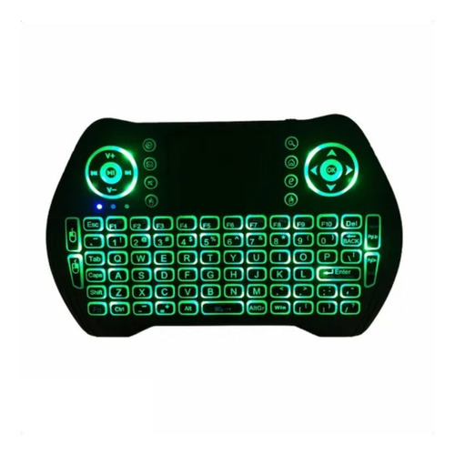 Mini Teclado Inalámbrico 2.4g Android Tv Box Consola Backlit