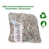 500g Viruta Papel Sustentable | Arena | Caña De Azúcar | Eco