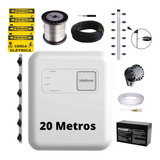 Kit Cerca Elétrica Industrial 20m Big Hastes 1 Metro 0,90mm