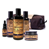 Kit Completo Para Barba Viking Mar