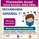 Programa Analítico Español 1° Secundaria 2024 - 2025