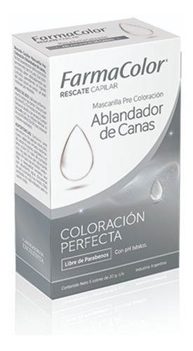 Farmacolor R. Capilar Ablandador Canas X 1 Caja. De Fábrica.