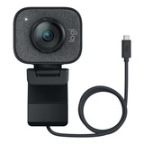 Webcam Logitech Stream Cam Usb-c 60 Fps Full Hd 1080p  Gris