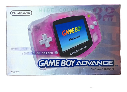  Game Boy Advance Pink Impecable Con Caja