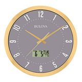 Reloj De Pared Bulova C4830 Lobby, 14 , Dorado