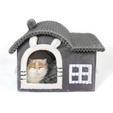 Casa Para Gatos Jiupety Bear Para Gatos, Casa Para Gatos De 