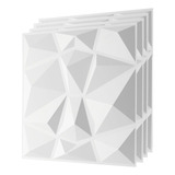 3d Paneles De Pvc Impermeable  Para Decoración 50x50cm,4pz