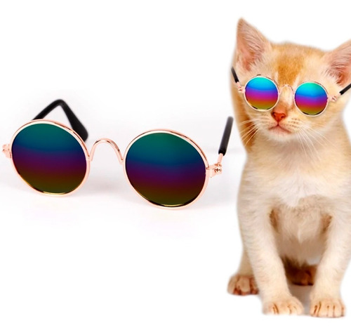 Lentes Gafas De Sol Gato Para Mascotas Gatito Perrito
