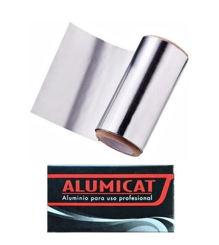 Papel Aluminio Rollo 10 Cm X 50 M Alumicat Peluqueria Y Uñas